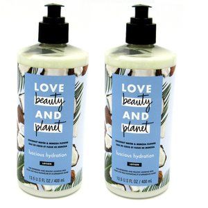 2 PACK Love Beauty & Planet Luscious Hydration Body Lotion Coconut Water, Mimosa